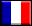 Flagge für die französische Sprache